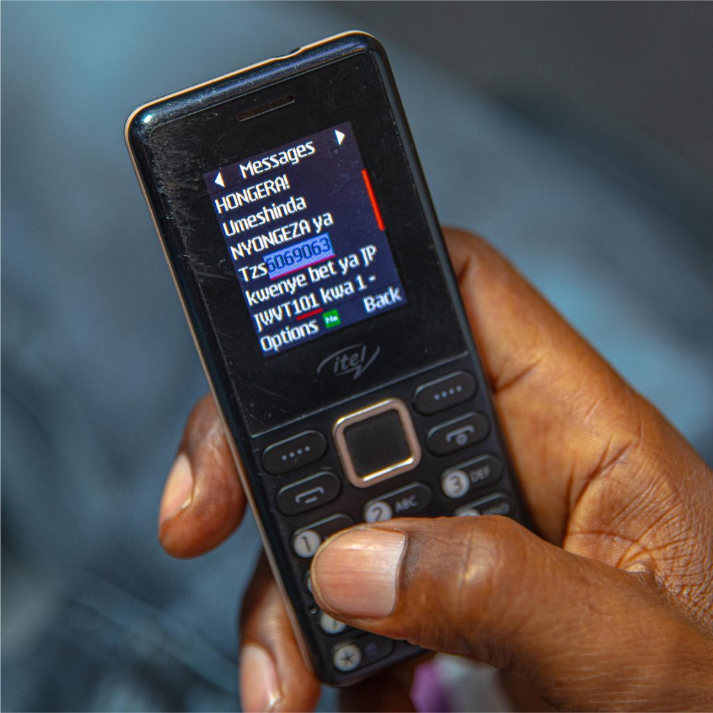 Jackpot bonus message