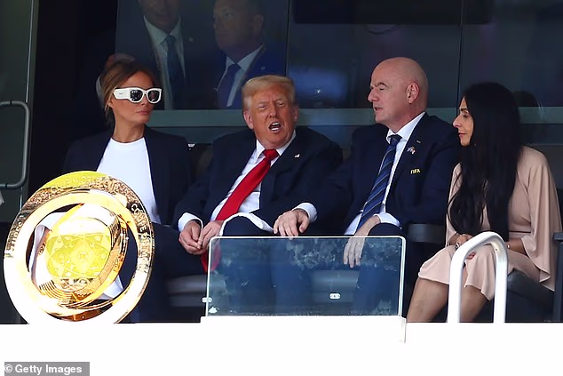 Donald Trump na Gianni Infantino