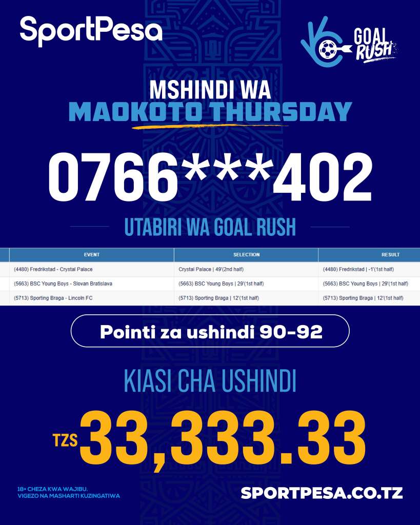 Maokoto Thursday --th Aug---