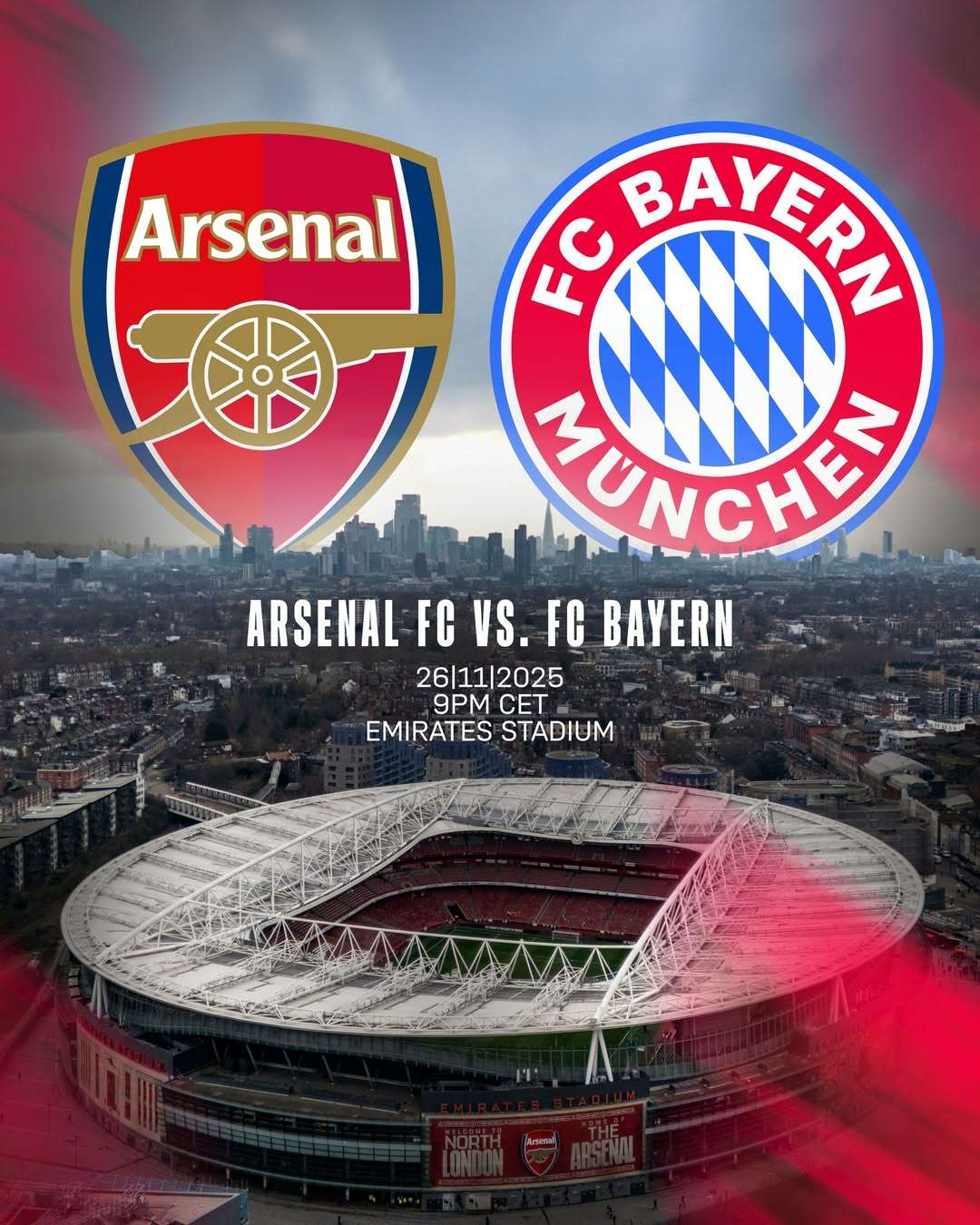 Arsenal vs Bayern Munich