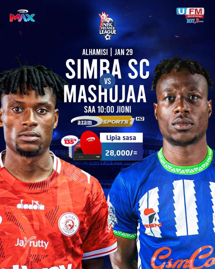 Simba SC vs Mashujaa FC Ligi Kuu Bara NBC: Matokeo, Ratiba, Live score ...