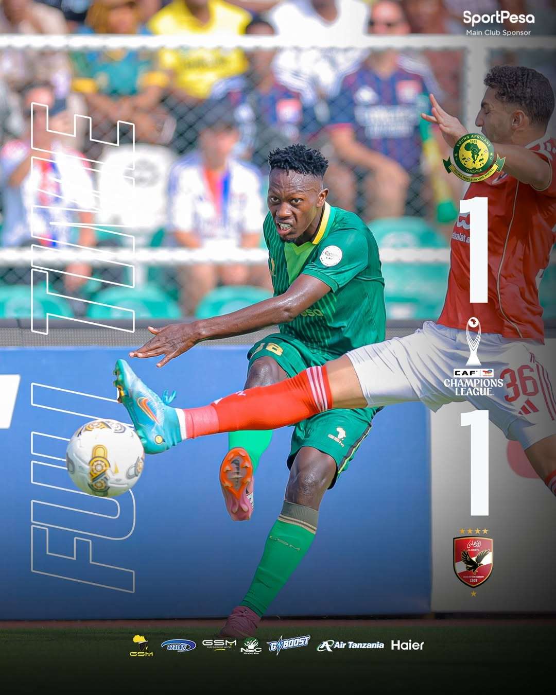  Yanga SC 1-1 Al Ahly CAF