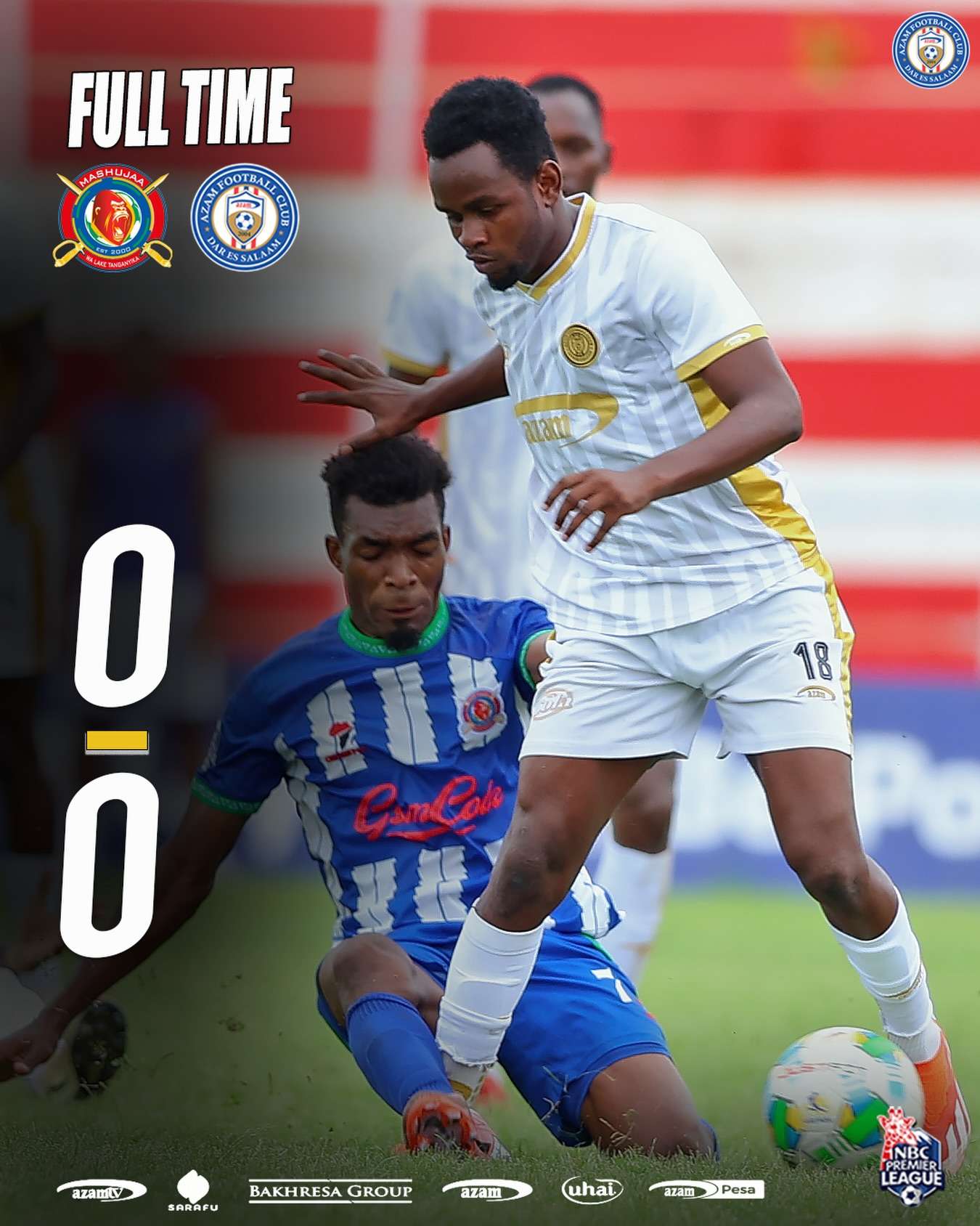 Mashujaa FC yaibana Azam FC