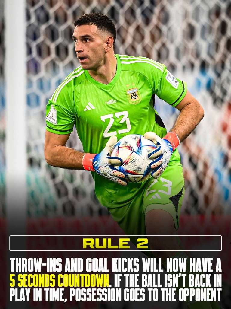 Mpira wa kurusha na Goal Kick