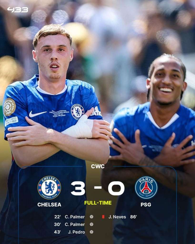 Paris Saint-Germain vs Chelsea H-H