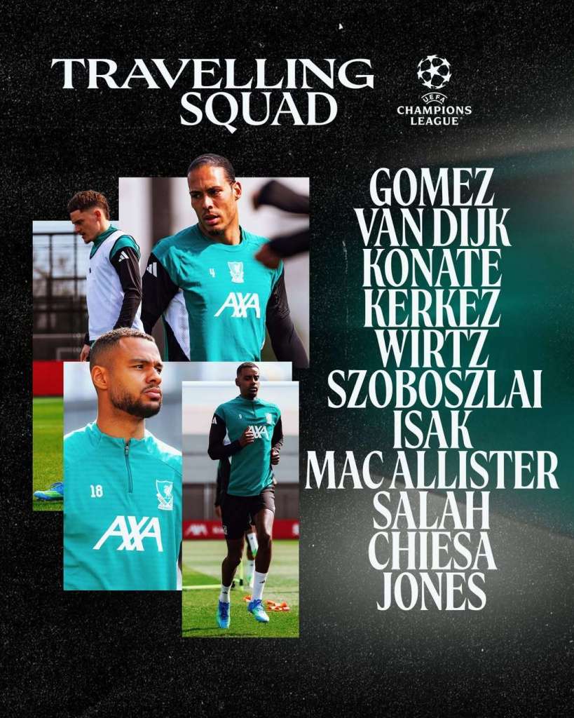 kikosi cha Liverpool