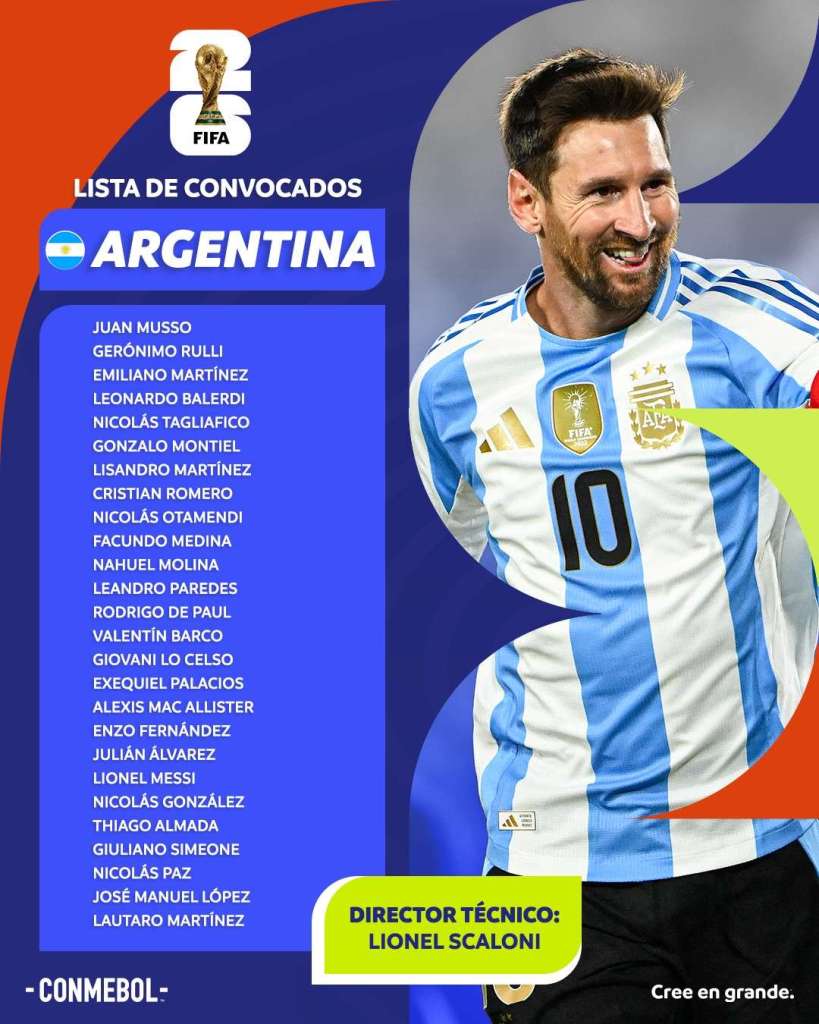 Argentina kwenye FIFA Kombe la Dunia 2026