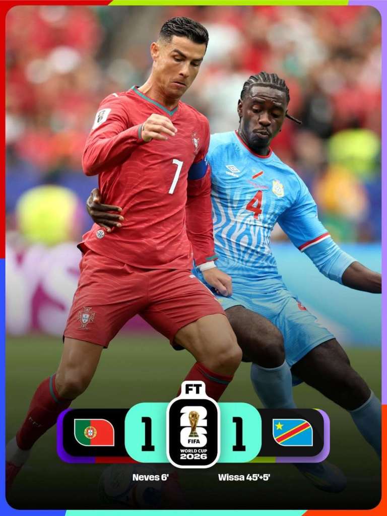 Portugal vs Uzbekistan Kombe la Dunia 2026