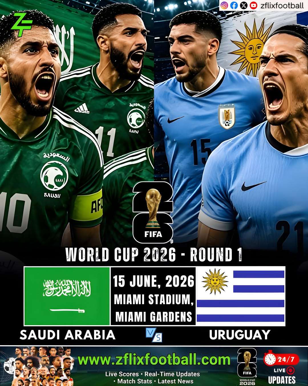 Saudi Arabia vs Uruguay