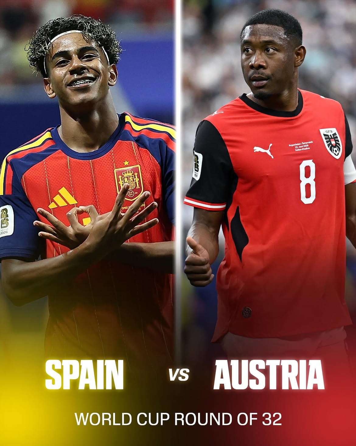 Spain vs Austria