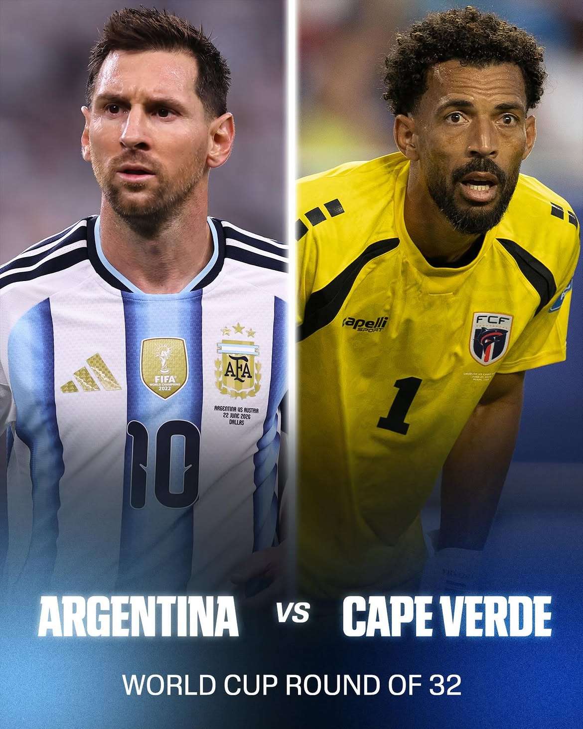 Argentina vs Cape Verde