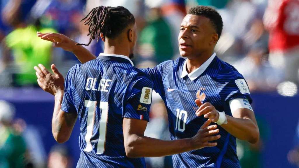 Olise asists Mbappe