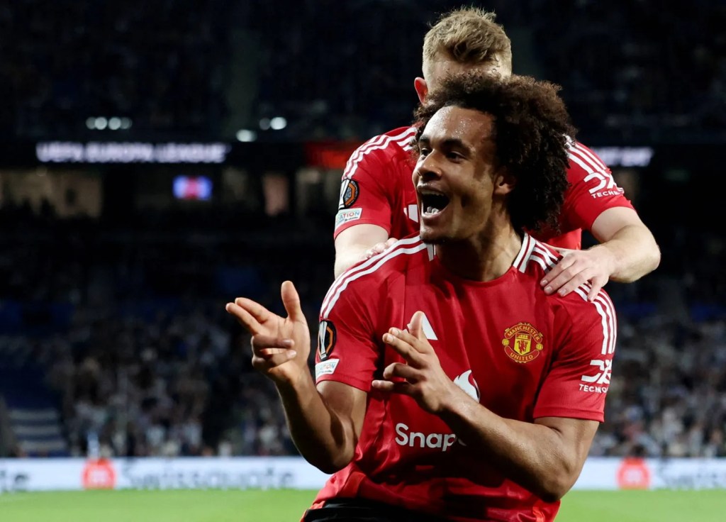 Manchester United's Joshua Zirkzee