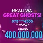 SportPesa player wins TZS 400,000,000 on Great Ghosts with a TZS 10,000 Bet