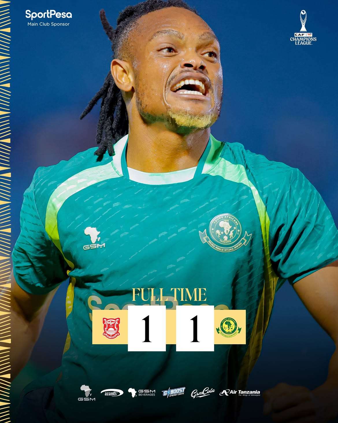 Gaborone United 1-1 Yanga SC