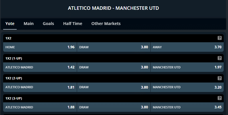 Atletico vs Man U