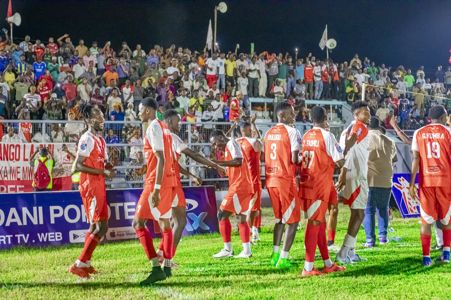 Kikosi cha Coastal baada ya ushindi