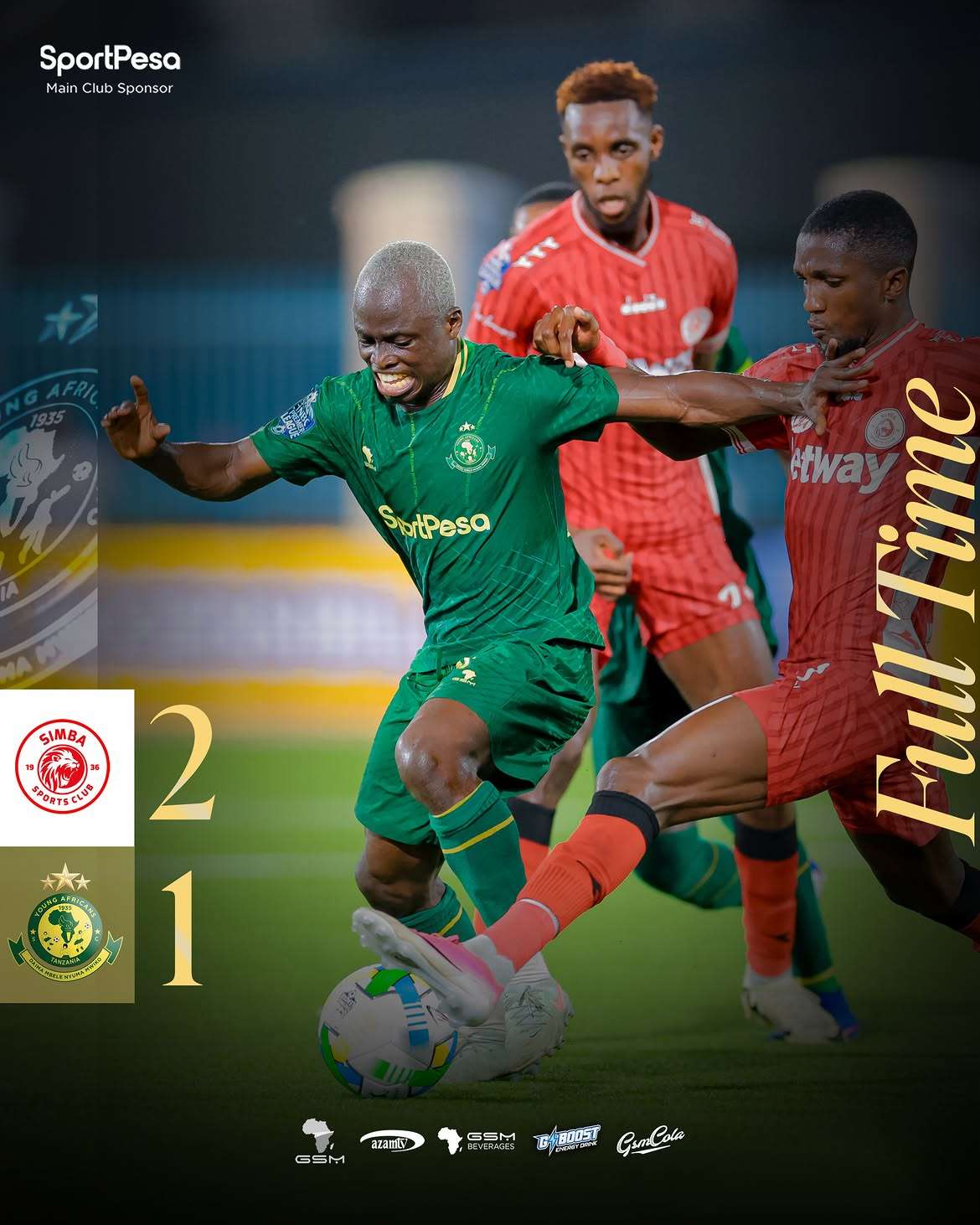 Simba SC 2-1 Yanga SC NBC Premier League