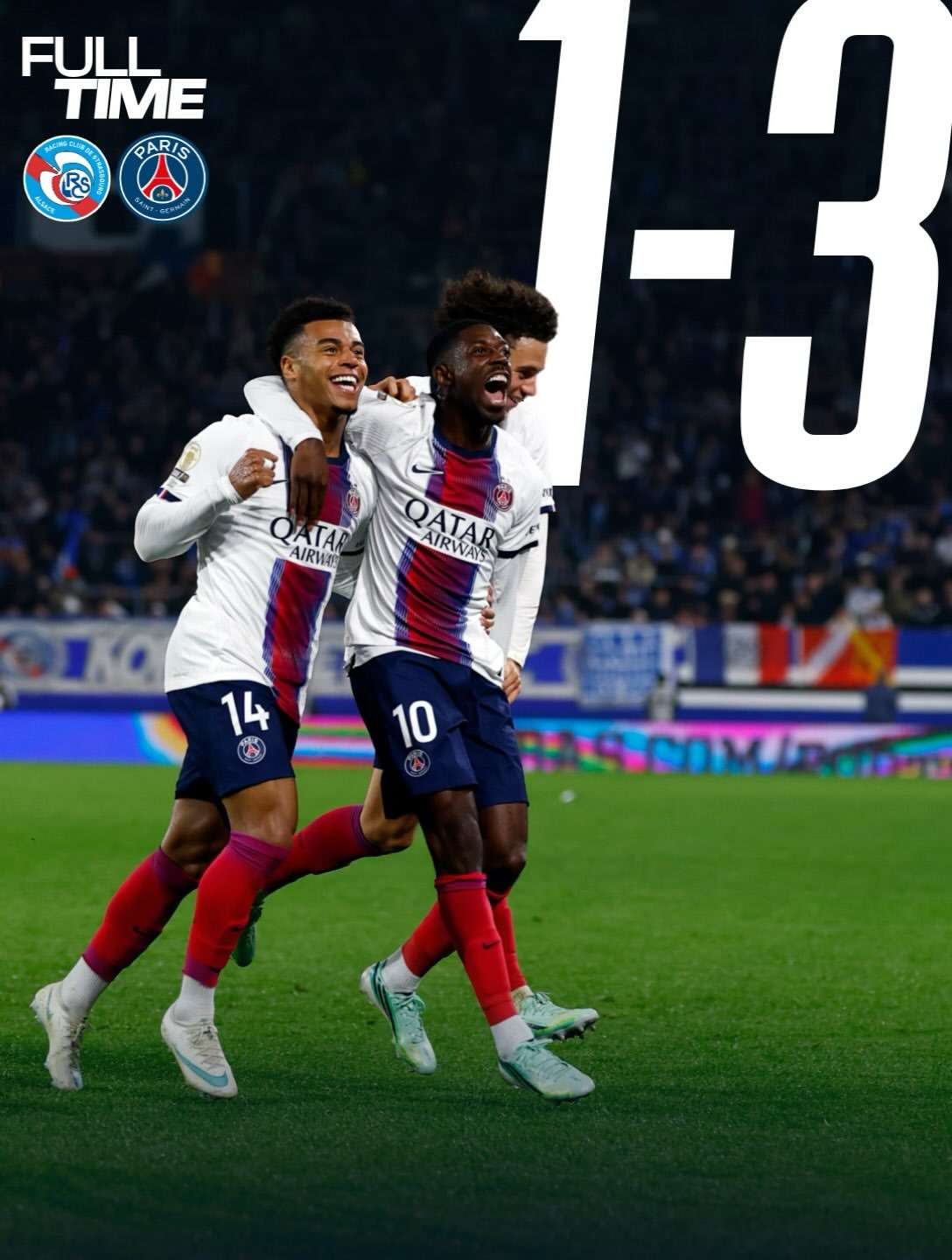 Strasbourg 1-3 PSG