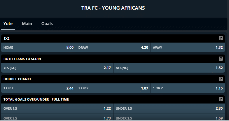 TRA vs Yanga SC